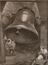 Testen van de Grote Klok voor de St. Paul